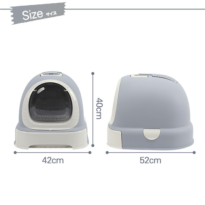 Hooded Litter Box Enclosed Cat Potty Hooded Litter Box Enclosed Cat Potty