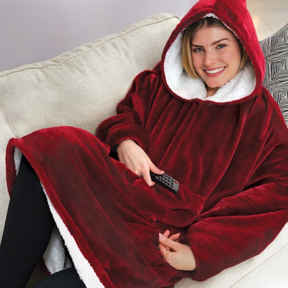 Hooded Robe Fleece Pullover Hooded Robe Fleece Pullover