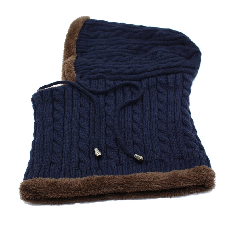 Hooded Scarf Knitted Cap Hooded Scarf Knitted Cap