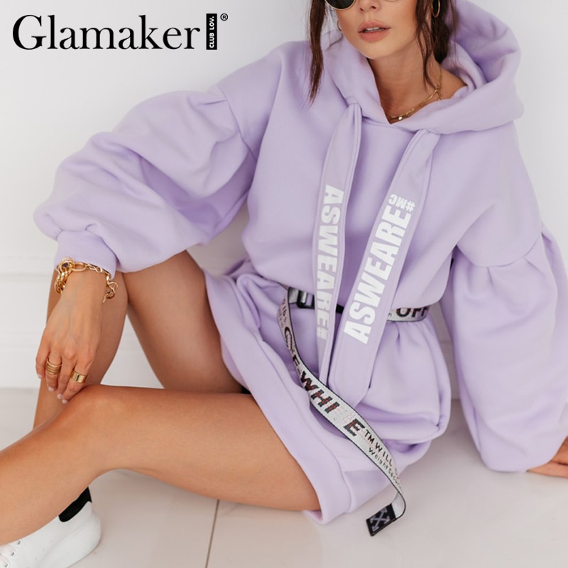 Hooded Sweatshirt Dress for Women