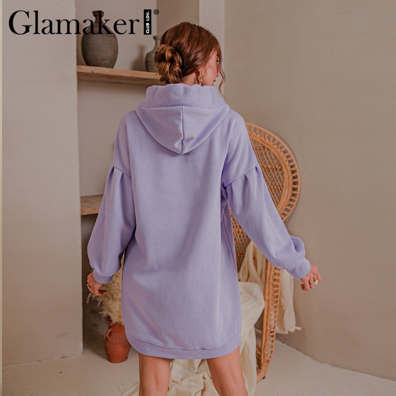 Hooded Sweatshirt Dress for Women
