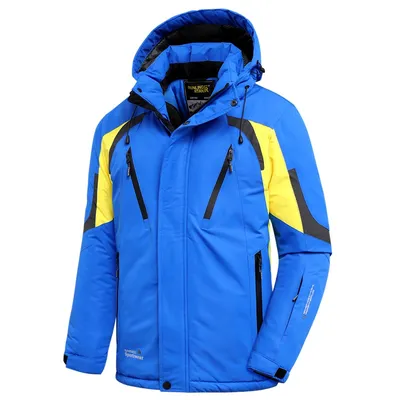 Hooded Winter Jacket for Men Casual Outerwear