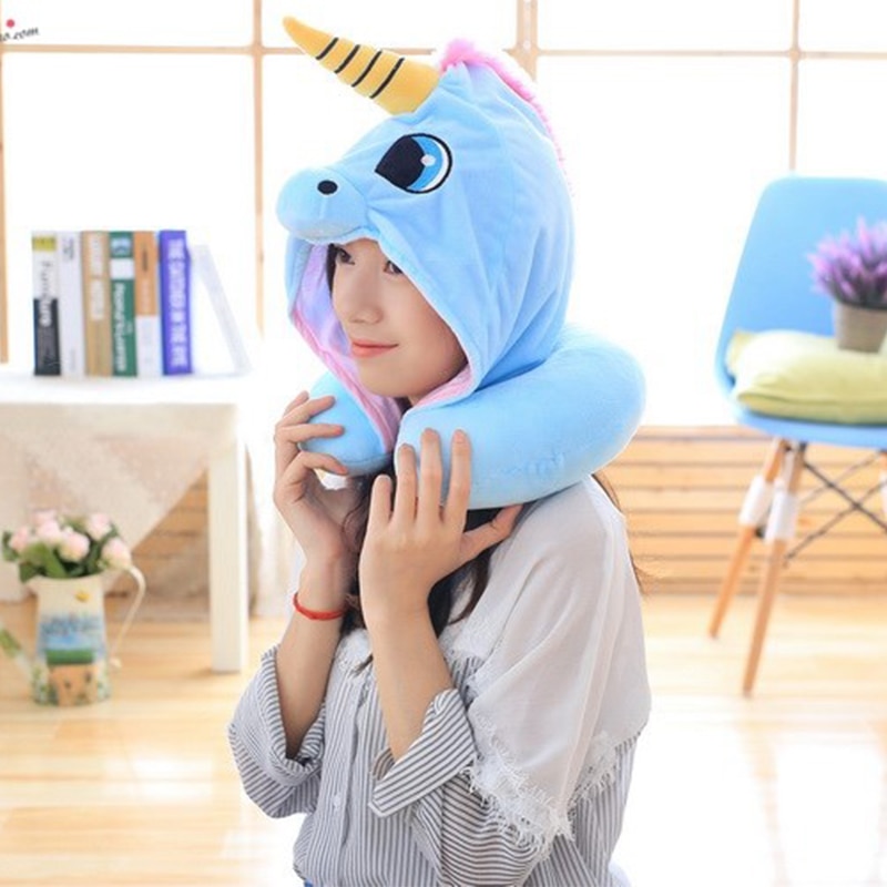 Hoodie Neck Pillow Cartoon Cushion Hoodie Neck Pillow Cartoon Cushion