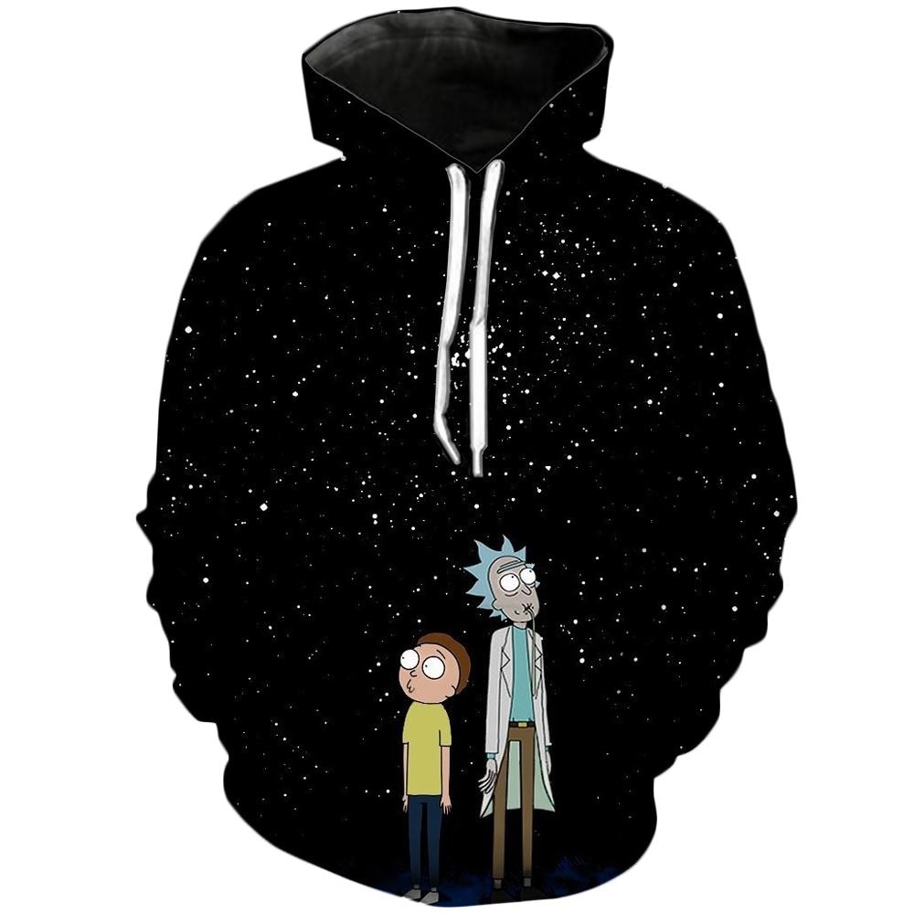Hoodie Sweatshirt 3D Rick & Morty Hoodie Sweatshirt 3D Rick & Morty
