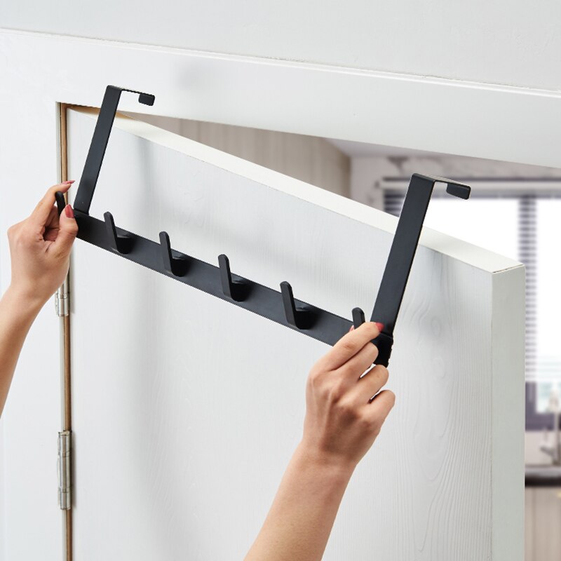 Hooks Over The Door 5 Hooks Home Bathroom Organizer Rack Clothes Coat Hat Towel Hanger Bathroom Kitchen Accessories Hooks Over The Door 5 Hooks Home Bathroom Organizer Rack Clothes Coat Hat Towel Hanger Bathroom Kitchen Accessories