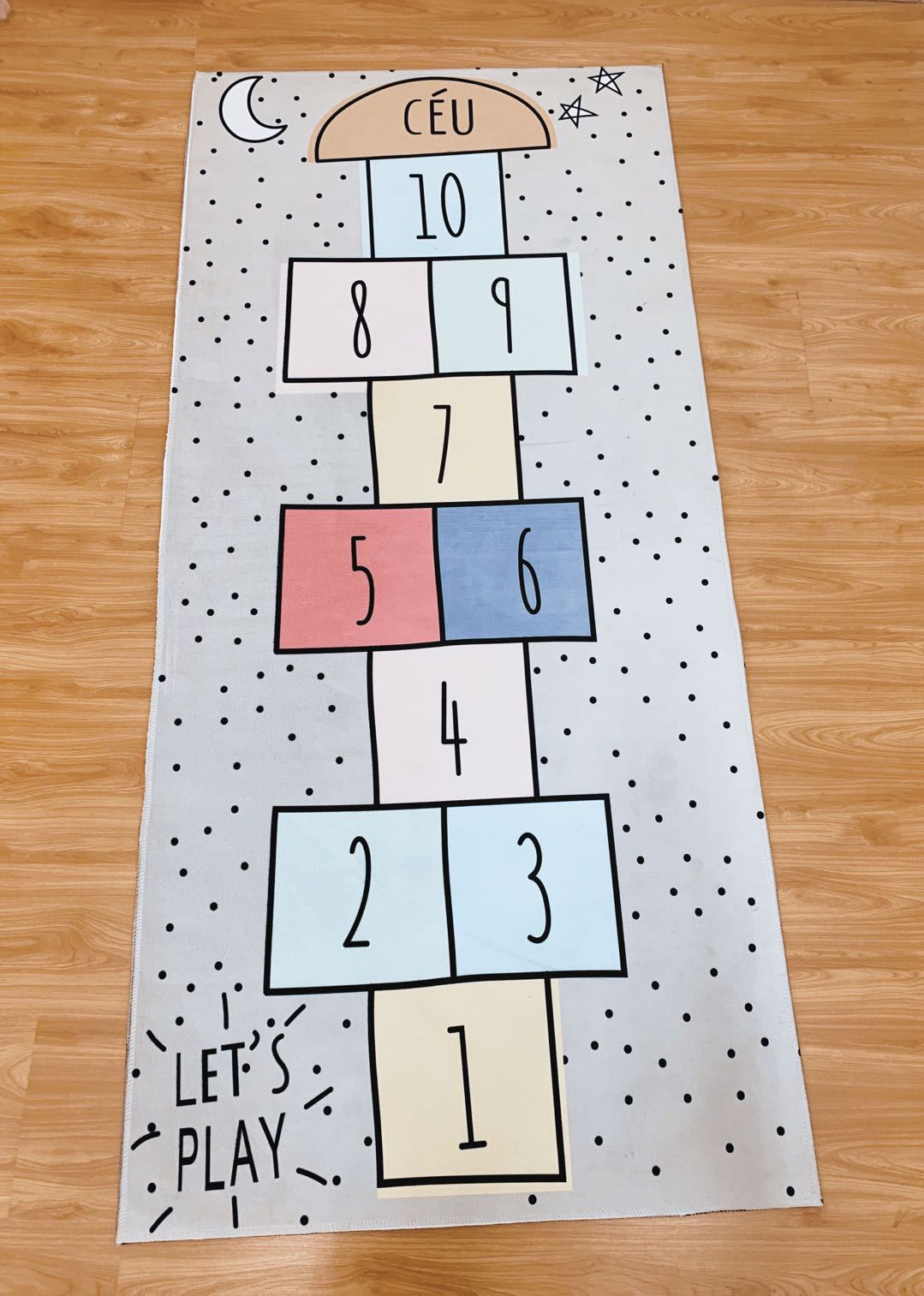 Hopscotch Mat Modern Kids' Play Mat