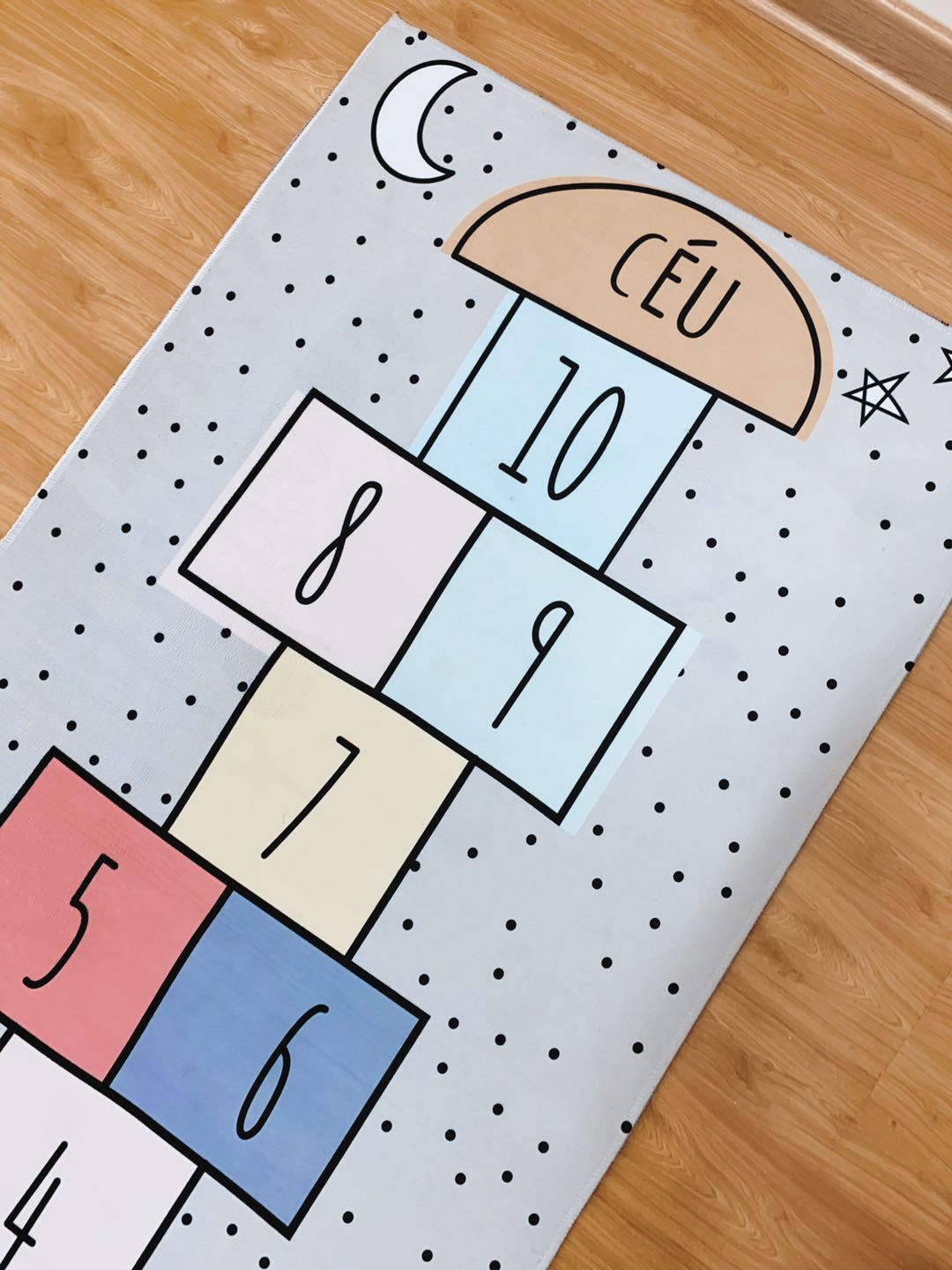 Hopscotch Mat Modern Kids' Play Mat