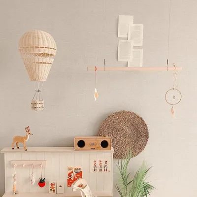 Hot Air Balloon Decor Rattan Ornament Hot Air Balloon Decor Rattan Ornament