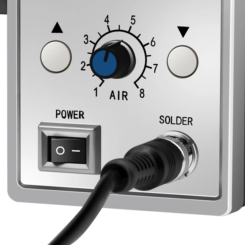 Hot Air Gun 858D BGA Rework Solder Station Heat Gun 220V 700W Hair Dryer For Soldering SMD SMT Welding Repair Tool Hot Air Gun 858D BGA Rework Solder Station Heat Gun 220V 700W Hair Dryer For Soldering SMD SMT Welding Repair Tool