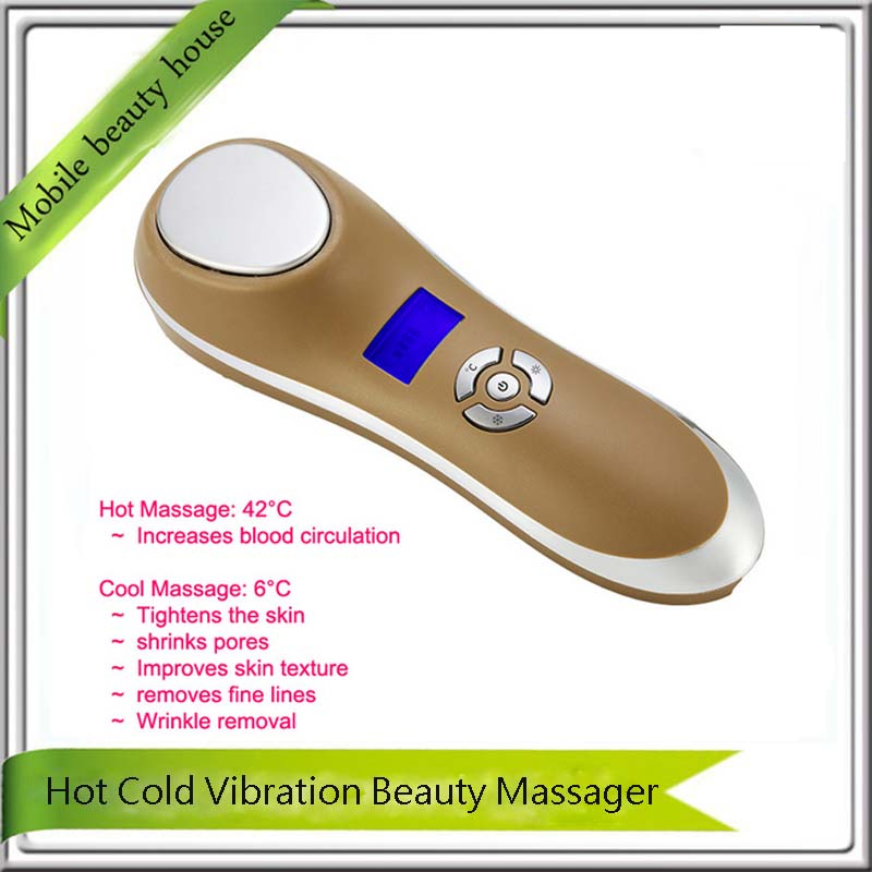 Hot And Cold Sonic Vibration Face Massage Beauty Tool Hot And Cold Sonic Vibration Face Massage Beauty Tool