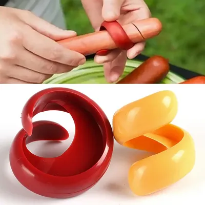 Hot Dog Spiral Cutters for Grilling (2Pcs)
