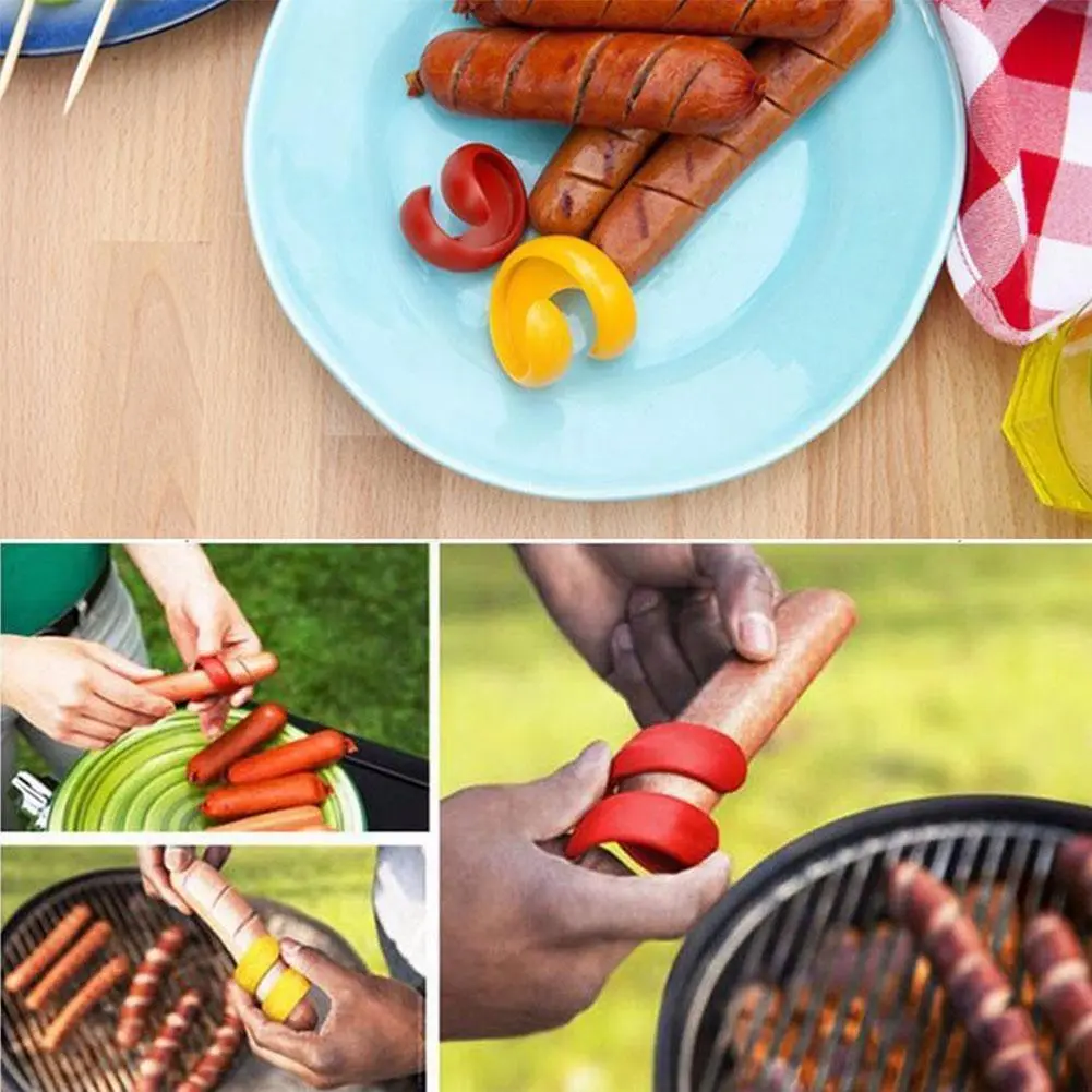 Hot Dog Spiral Cutters for Grilling (2Pcs)