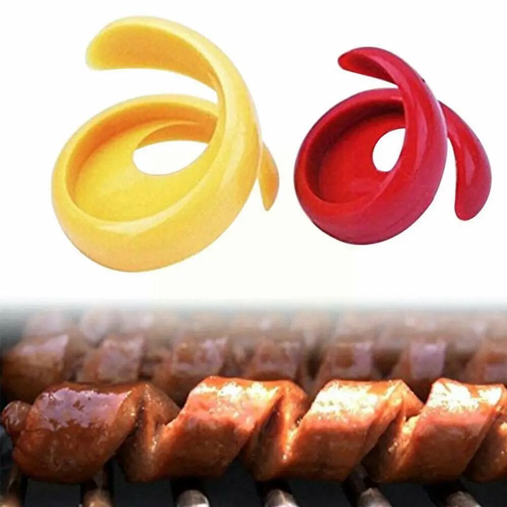 Hot Dog Spiral Cutters for Grilling (2Pcs)