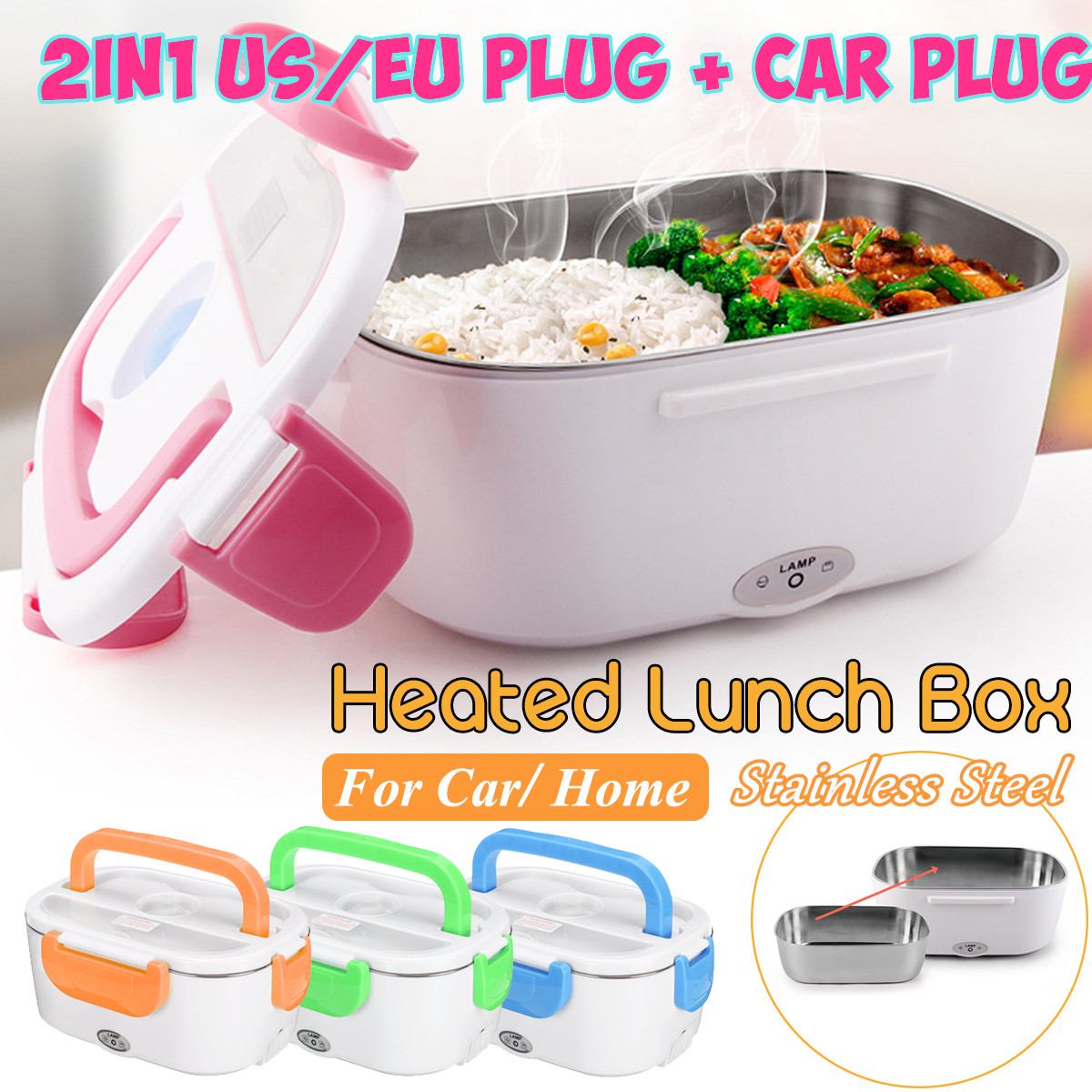 Hot Lunch Box Electric Bento Box