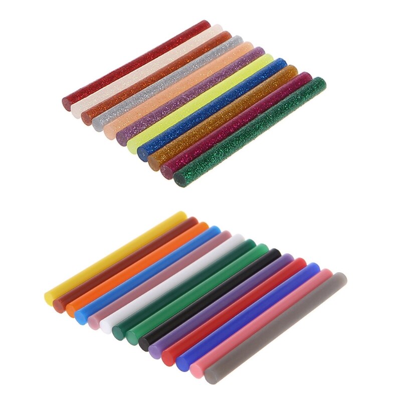 Hot Melt Colored Glue Sticks (14pcs)