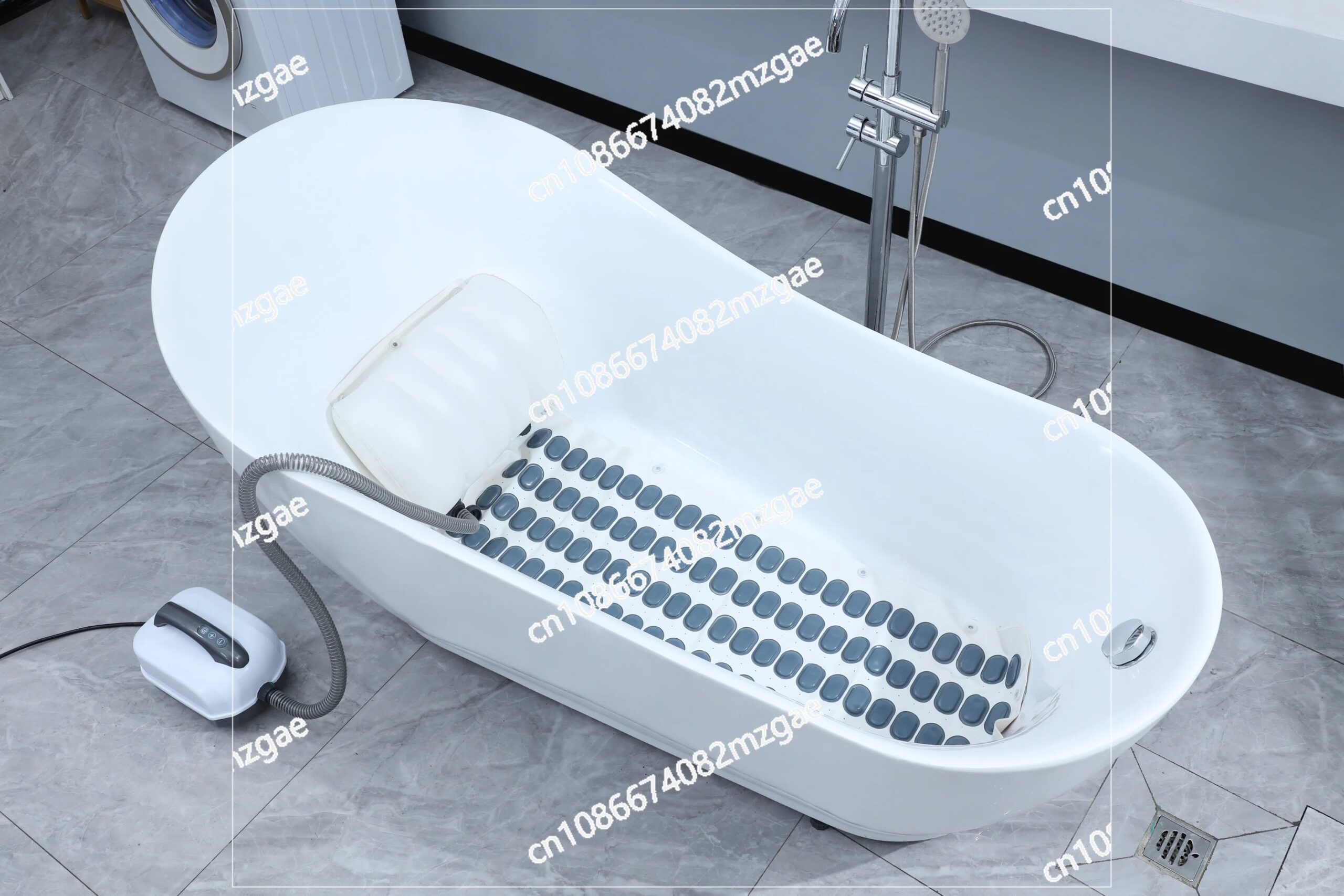 Hot Summer Electric Bathtub Bubble Massage Mat Waterproof Anti-slip Body Spa Air Bubble Bath Massage New Arrival