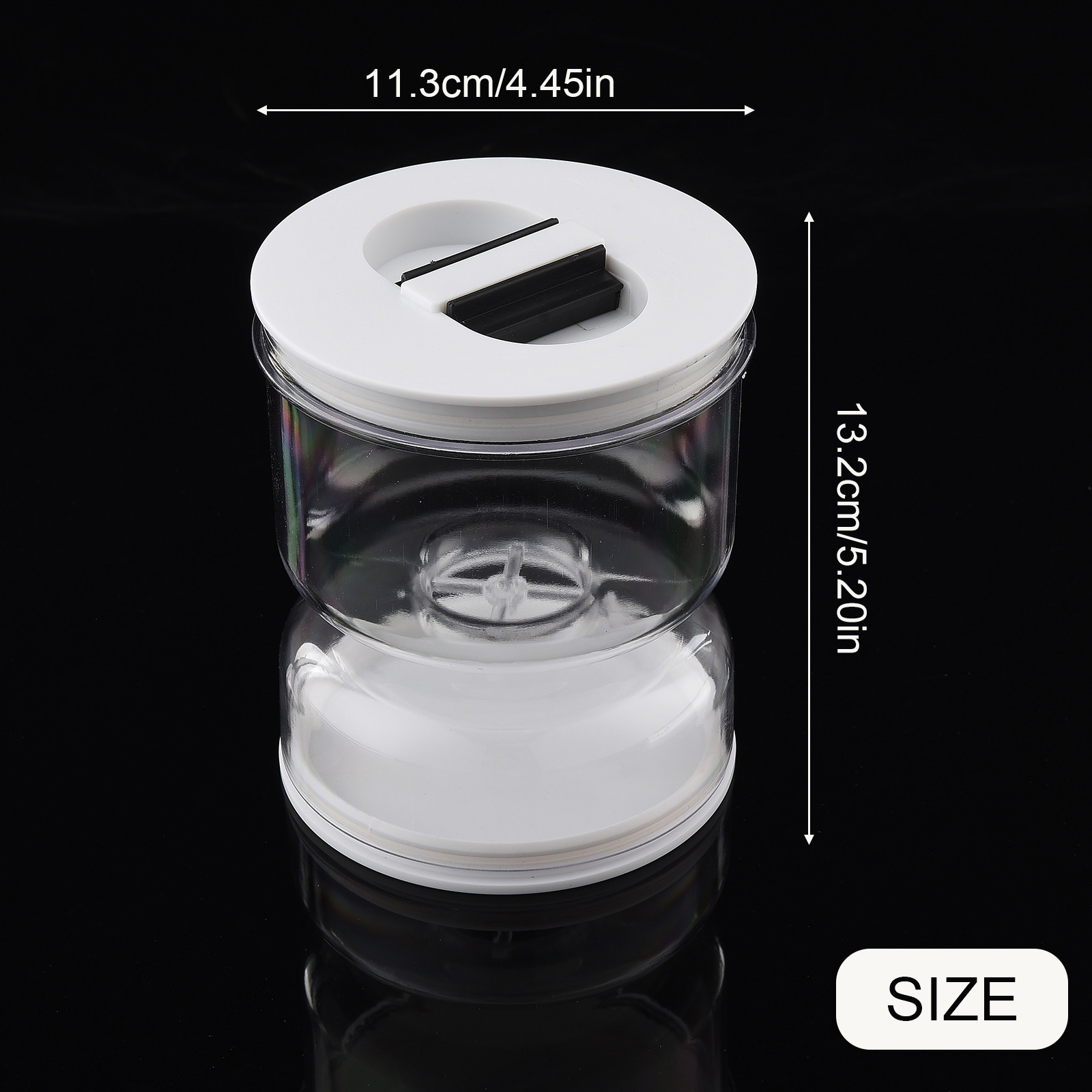 Hourglass Pickle Jar Juice Separator