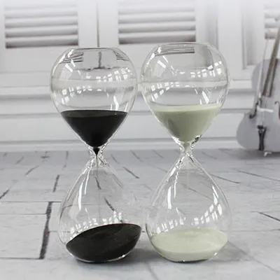 Hourglass Sand Timer Glass Decor Hourglass Sand Timer Glass Decor