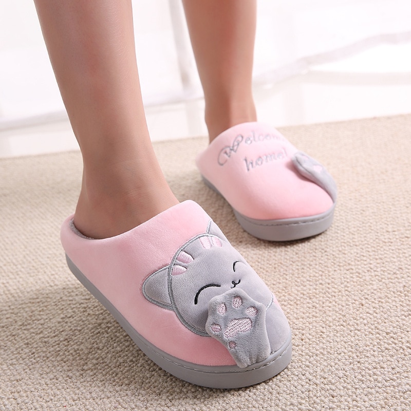 House Slippers Cute Cat Design House Slippers Cute Cat Design