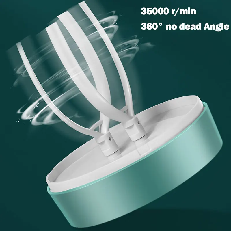 Household Automatic Whisk Electric Milk Frother Whipped Cream Mixer USB Rechargeable Food Blender Whisk Wireless Stand