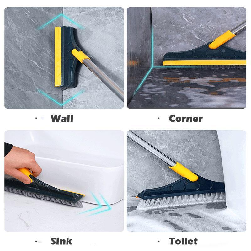 Household Cleaning Brush Floor Scrub Bathroom Cleaning Tools Silicone Scraper Toilet Brush Rotary Brush for Cleaning Household Cleaning Brush Floor Scrub Bathroom Cleaning Tools Silicone Scraper Toilet Brush Rotary Brush for Cleaning