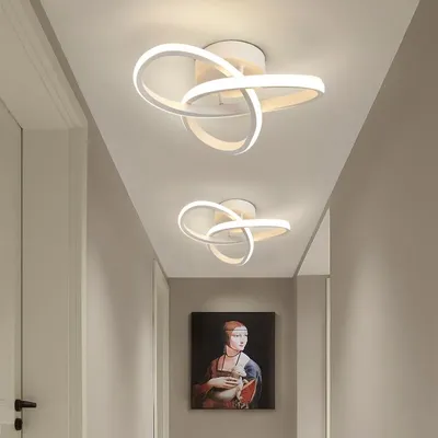 Household LED Chandelier Three Colors Lamp Modern Style Ceiling Lamp Bedroom Light Household LED Chandelier Three Colors Lamp Modern Style Ceiling Lamp Bedroom Light