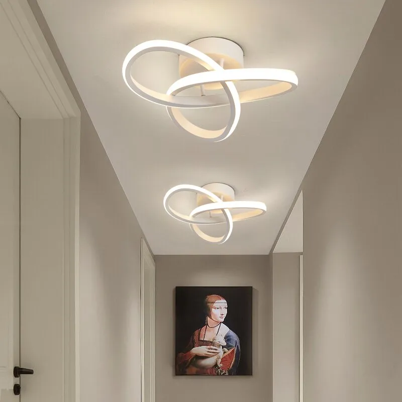 Household LED Chandelier Three Colors Lamp Modern Style Ceiling Lamp Bedroom Light Household LED Chandelier Three Colors Lamp Modern Style Ceiling Lamp Bedroom Light