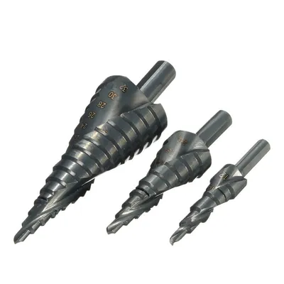 HSS Step Drill Bits Cone Toolset