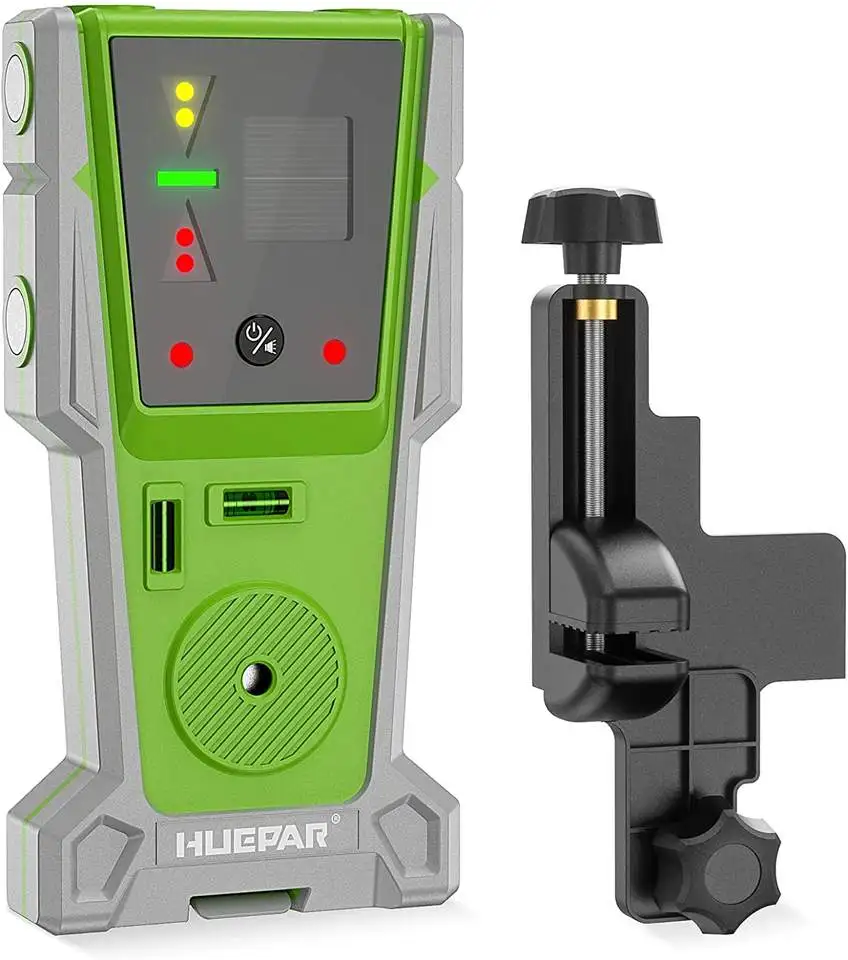 Huepar Laser Level Receiver Detector with Pulsing Line Electric Leveling Vertical Horizontal Lines with Double Lamp 90 Huepar Laser Level Receiver Detector with Pulsing Line Electric Leveling Vertical Horizontal Lines with Double Lamp 90