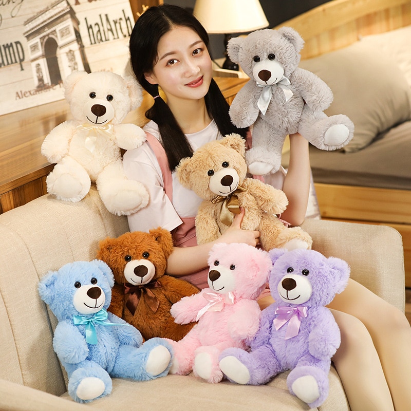 Huggable Teddy Bear With Bow Tie