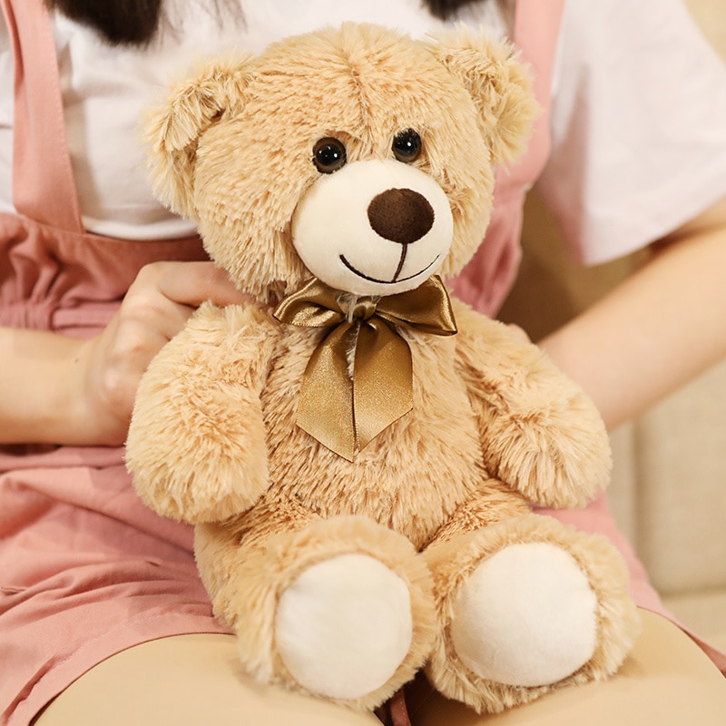 Huggable Teddy Bear With Bow Tie