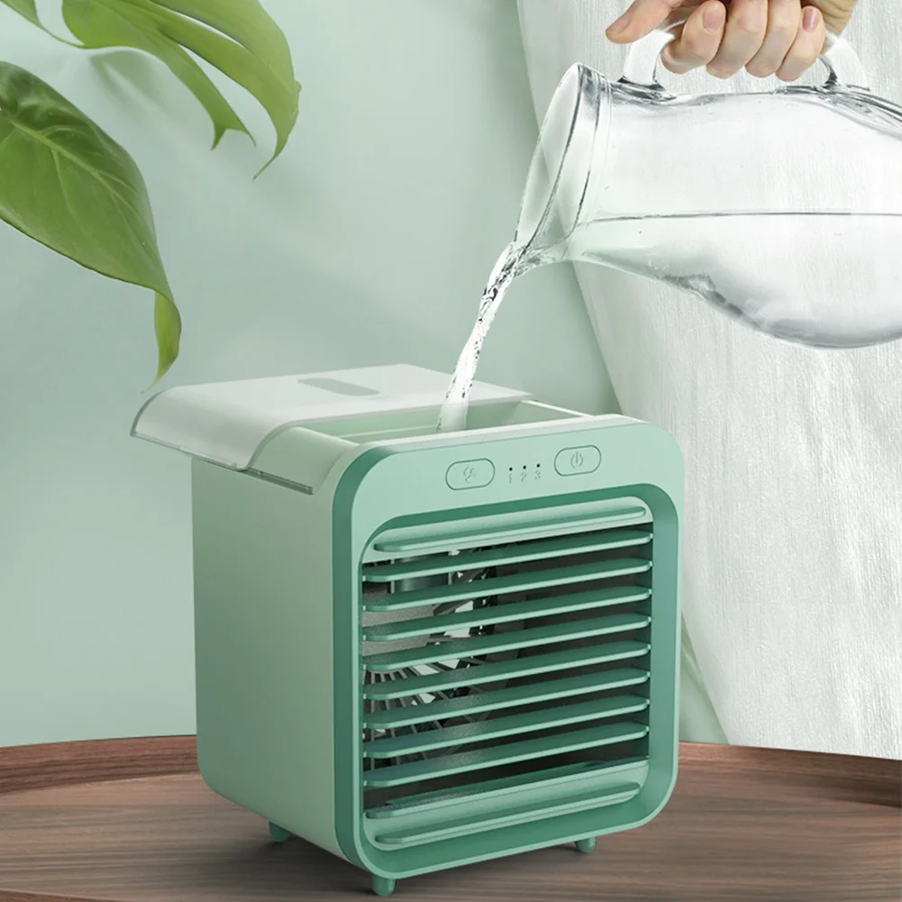 Humidifier Cooler Fan 3 Gear Air Conditioner Fans Portable USB Chargeable Desktop Spray Fans For Office Dormitory Room Humidifier Cooler Fan 3 Gear Air Conditioner Fans Portable USB Chargeable Desktop Spray Fans For Office Dormitory Room
