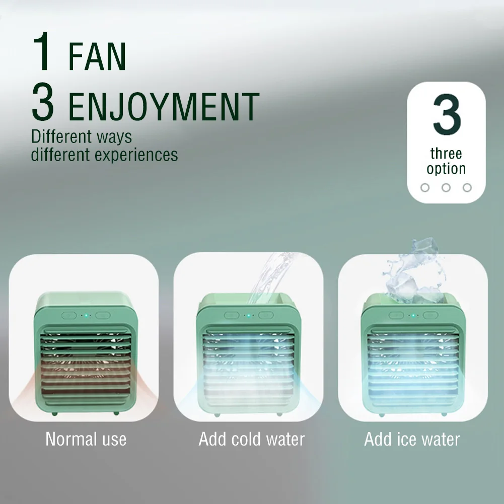 Humidifier Cooler Fan 3 Gear Air Conditioner Fans Portable USB Chargeable Desktop Spray Fans For Office Dormitory Room Humidifier Cooler Fan 3 Gear Air Conditioner Fans Portable USB Chargeable Desktop Spray Fans For Office Dormitory Room