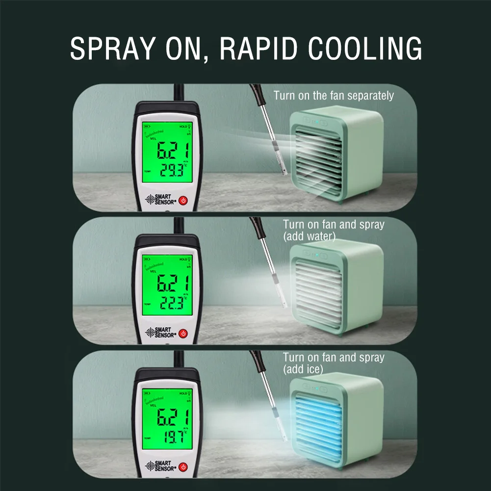 Humidifier Cooler Fan 3 Gear Air Conditioner Fans Portable USB Chargeable Desktop Spray Fans For Office Dormitory Room Humidifier Cooler Fan 3 Gear Air Conditioner Fans Portable USB Chargeable Desktop Spray Fans For Office Dormitory Room