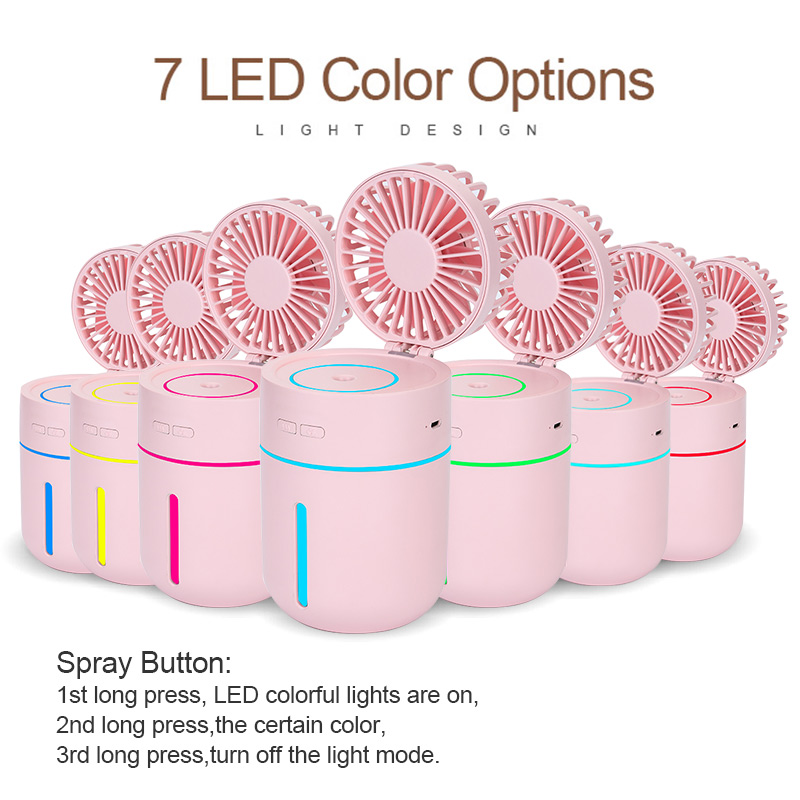Humidifier Fan Portable Cooler Mist Humidifier Fan Portable Cooler Mist