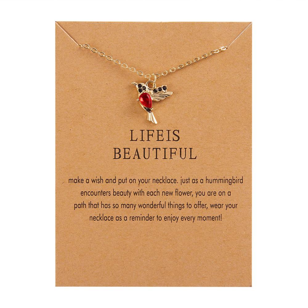 Hummingbird Necklace Fashion Accessory