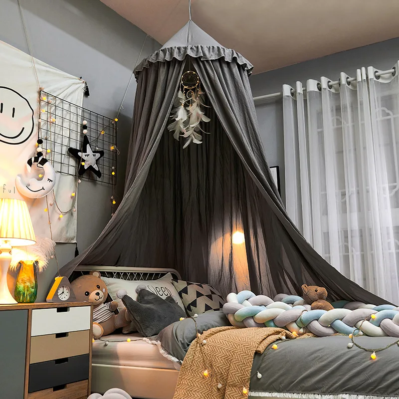 Hung Dome Mosquito Net for Baby Children Crib Bed Tent Girls Kids Bedding Living Room Decor Corner Canopy Tent Mosquito Hung Dome Mosquito Net for Baby Children Crib Bed Tent Girls Kids Bedding Living Room Decor Corner Canopy Tent Mosquito