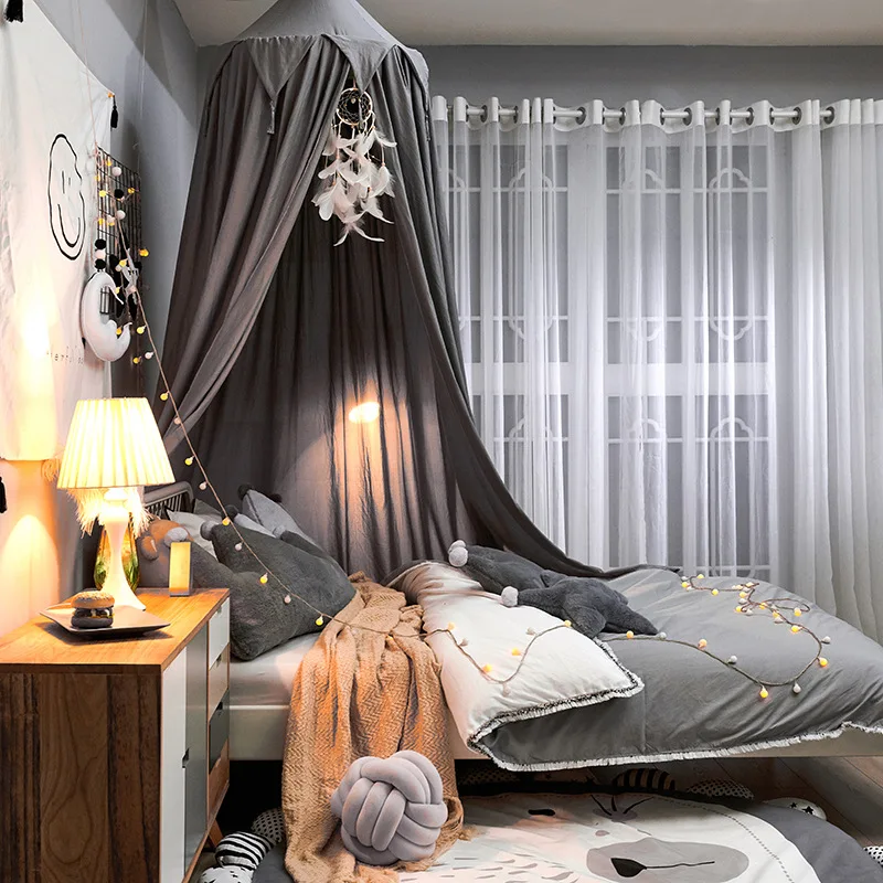 Hung Dome Mosquito Net for Baby Children Crib Bed Tent Girls Kids Bedding Living Room Decor Corner Canopy Tent Mosquito Hung Dome Mosquito Net for Baby Children Crib Bed Tent Girls Kids Bedding Living Room Decor Corner Canopy Tent Mosquito