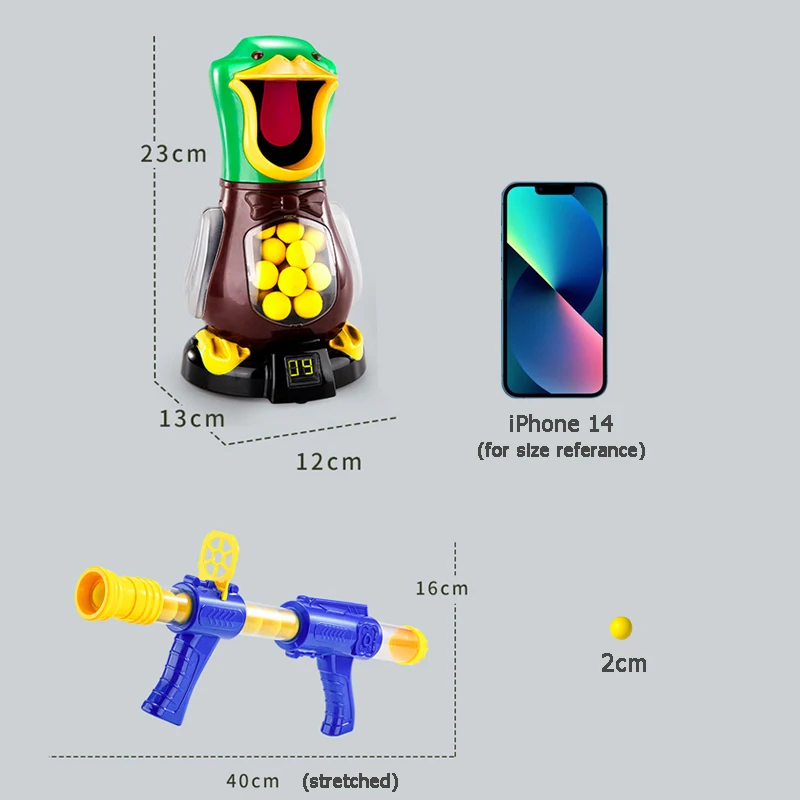 Hungry Shooting Duck Toys 98K Pistol Air-powered Gun Soft Bullet Ball Scoring Battle Games With Light Can Walk Gun Kids Hungry Shooting Duck Toys 98K Pistol Air-powered Gun Soft Bullet Ball Scoring Battle Games With Light Can Walk Gun Kids