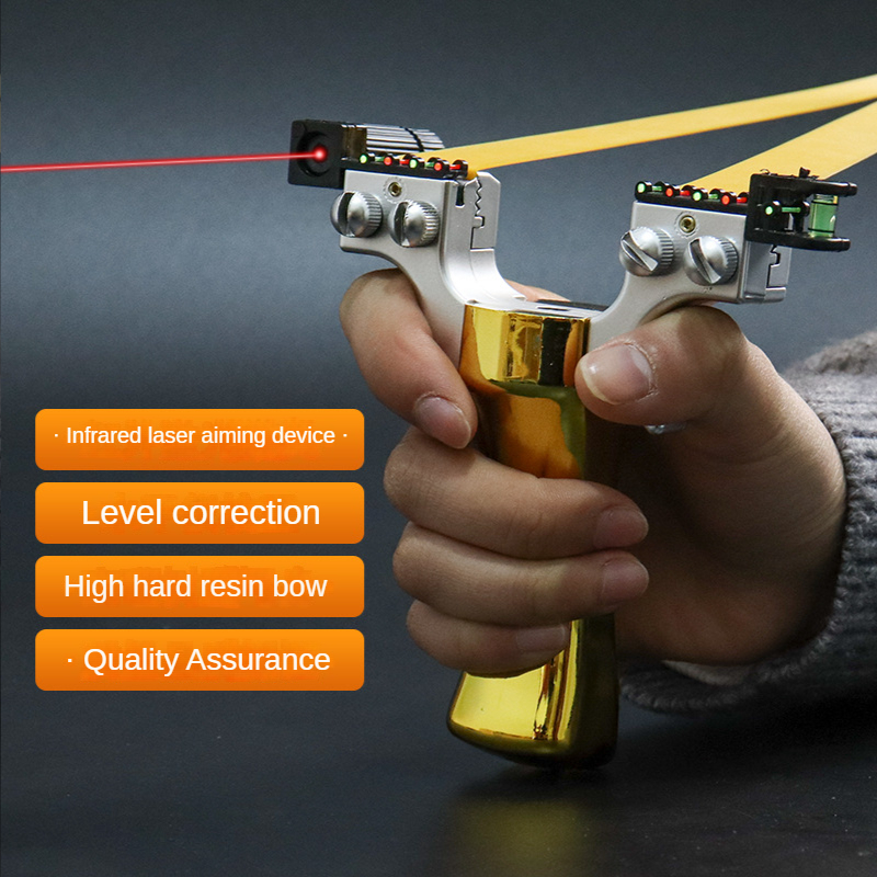 Hunting Laser Guided Slingshot with Bullets and Targets Hunting Laser Guided Slingshot with Bullets and Targets