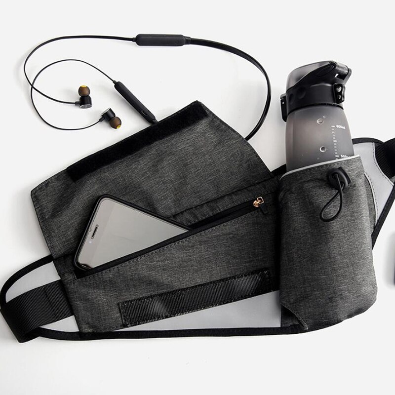 Hydration Belt Sports Waistband with Pouch
