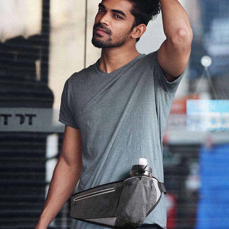 Hydration Belt Sports Waistband with Pouch
