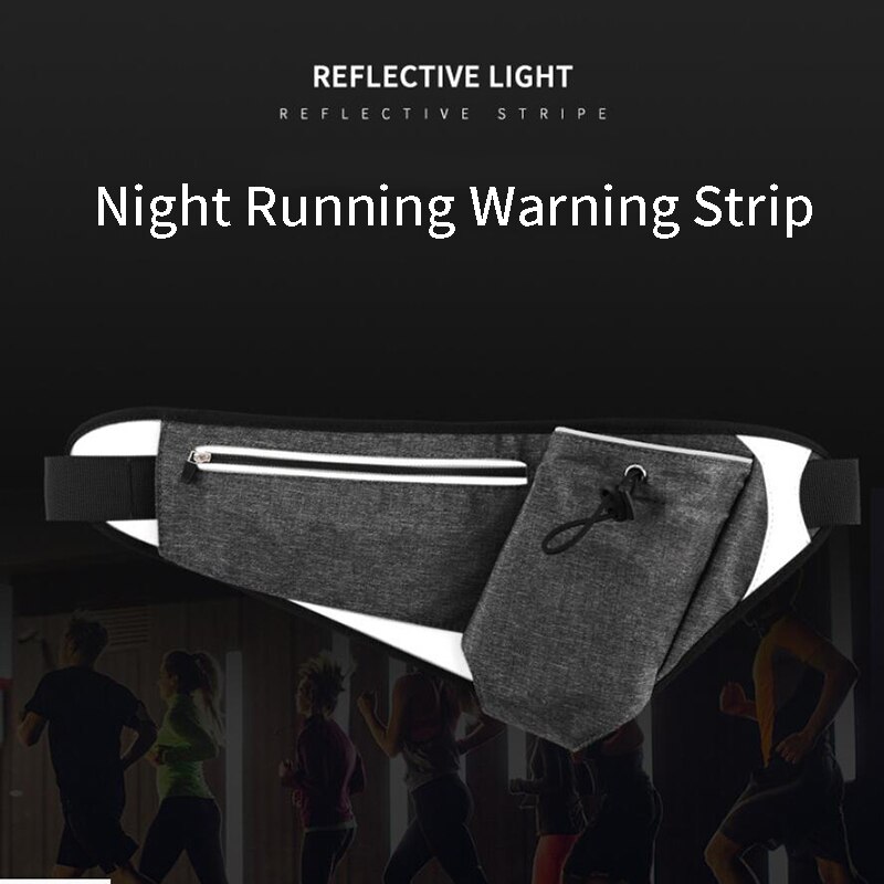 Hydration Belt Sports Waistband with Pouch