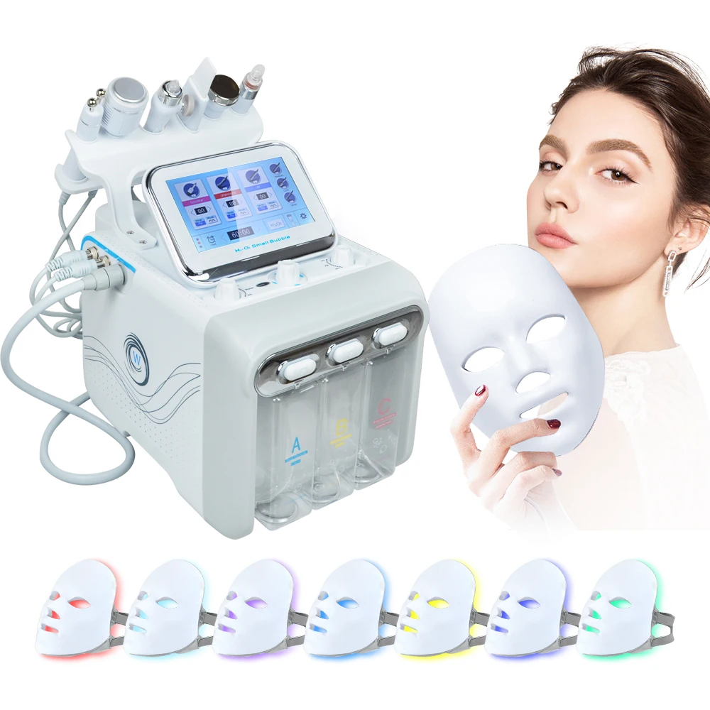 Hydro Water Oxygen Jet Peel Machine Oxy Spray Facial Machine Face Cleaning RF Lifting Dermabrasion Skin Care Beauty