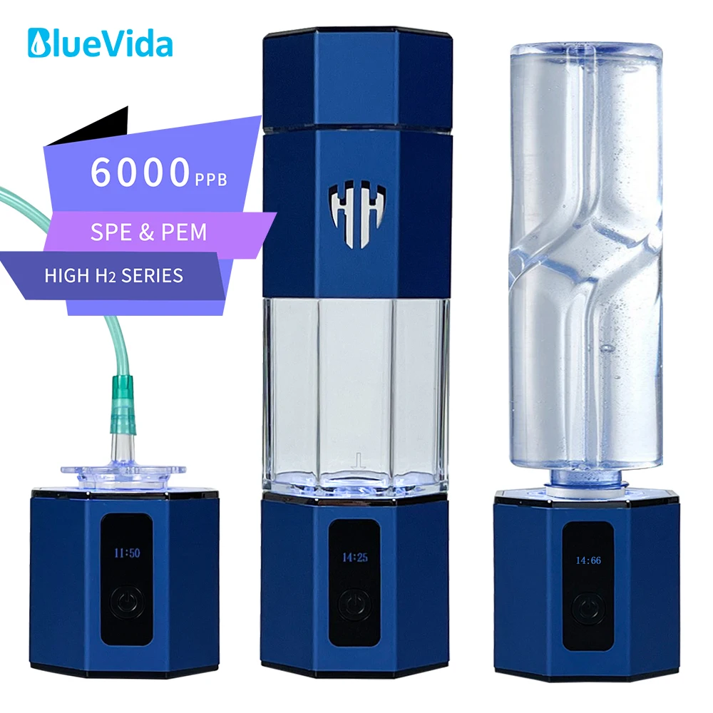 Hydrogen Water Generator Antioxidant ORP Hydrogen Maker Water Hydrogenator Easy Breath H2- Max 6000ppb