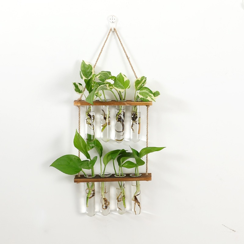 Hydroponic Test Tube Wall Vase Hydroponic Test Tube Wall Vase