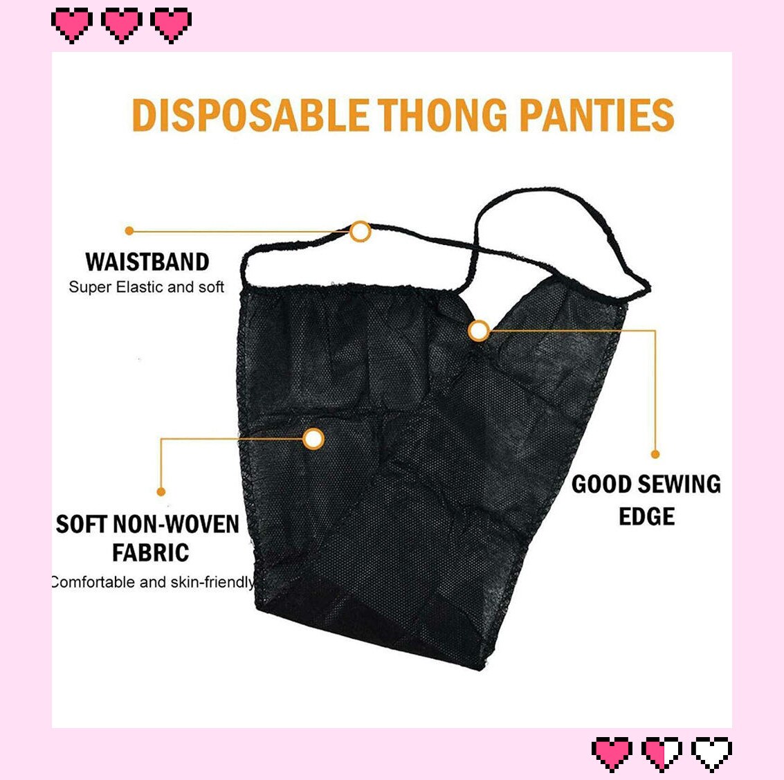 Hygienic Disposable Spa Underwears (100 pcs)