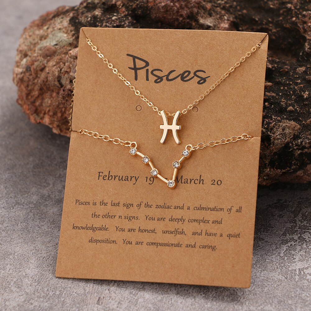 Hypoallergenic Constellation Zodiac Necklace