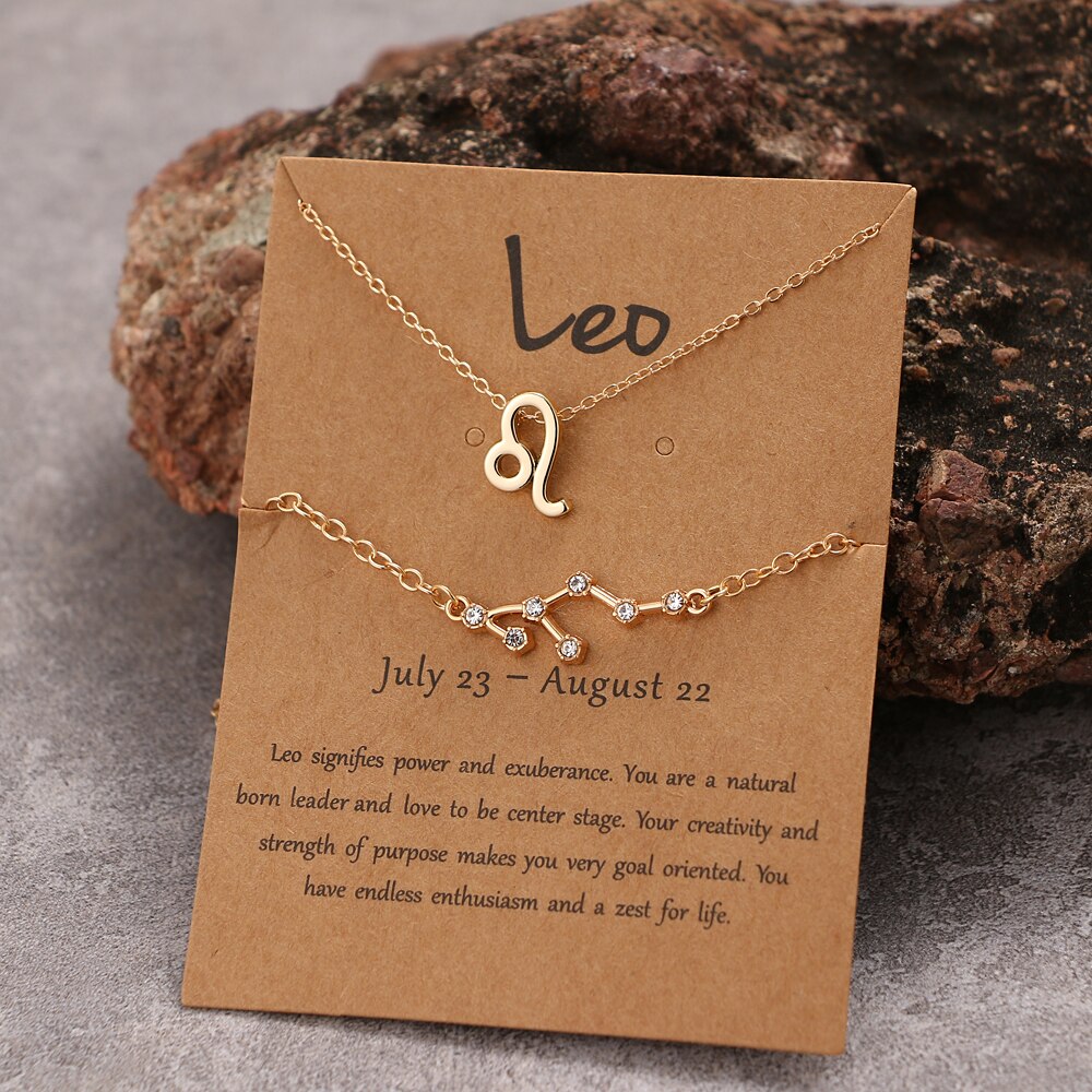 Hypoallergenic Constellation Zodiac Necklace