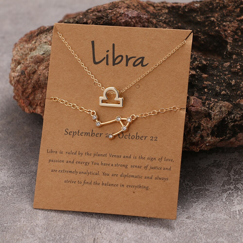 Hypoallergenic Constellation Zodiac Necklace
